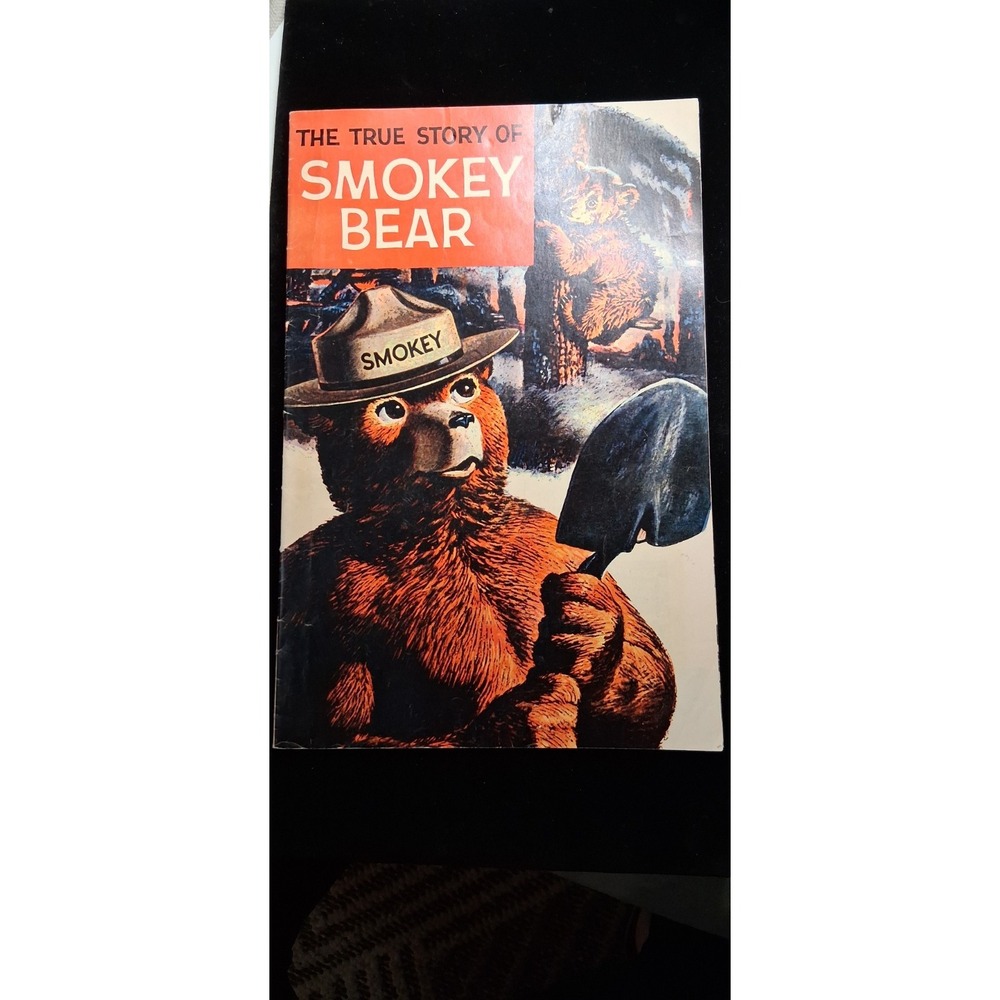 THE TRUE STORY OF SMOKEY BEAR COMIC BOOK State Forestry Dept Fire vintage 1969